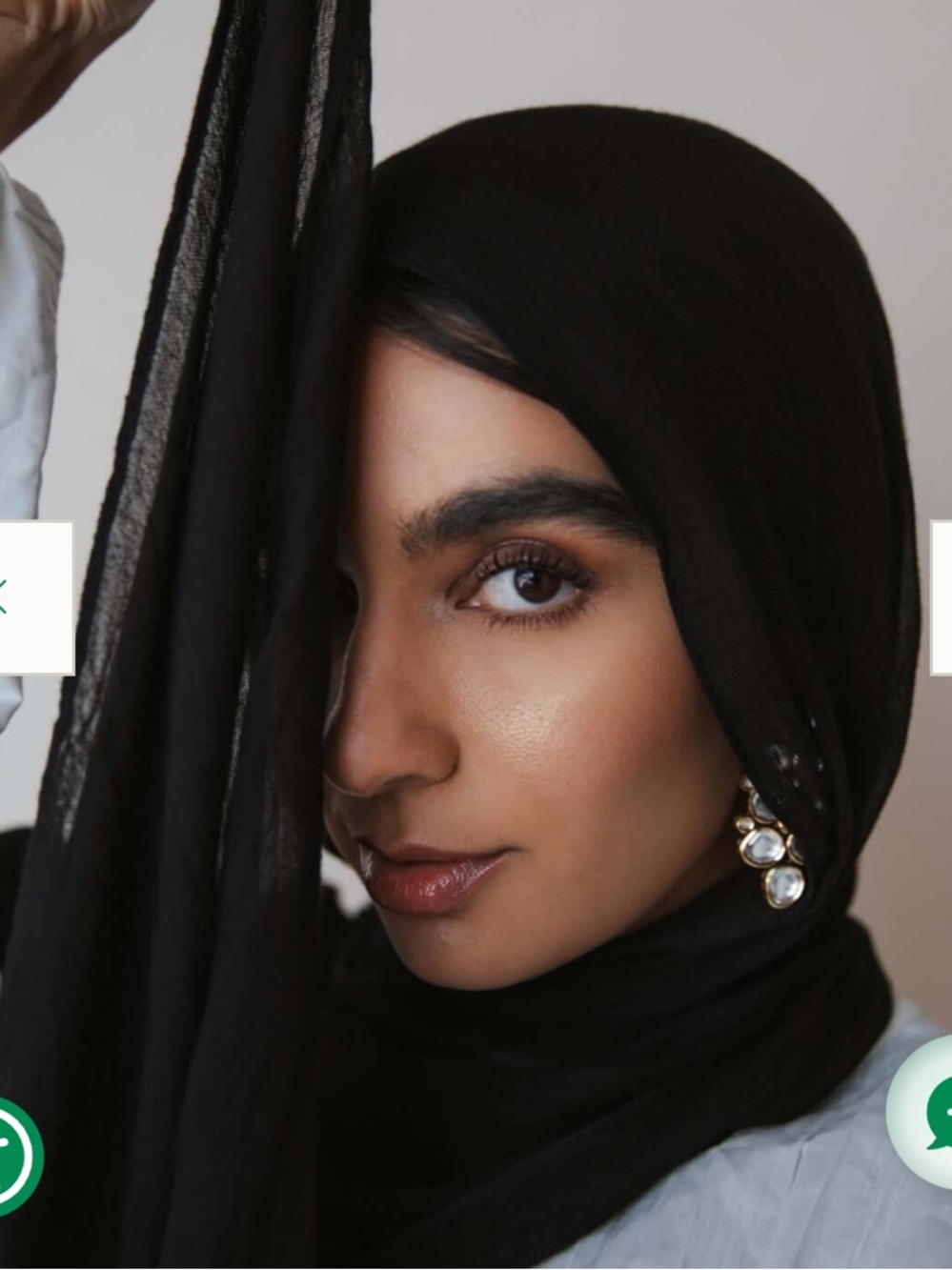 VELA Black Modal hijab